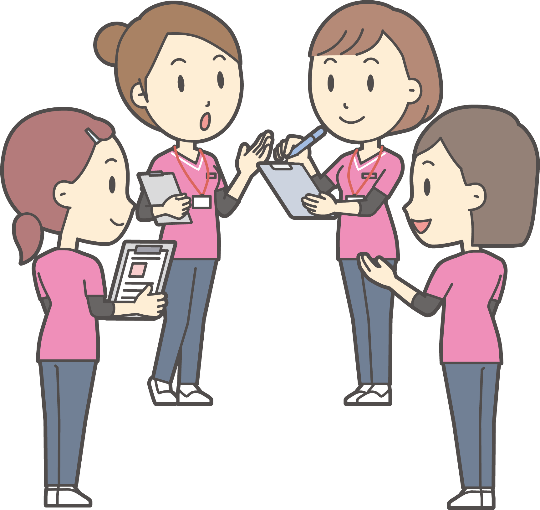 1日の流れ朝の写真